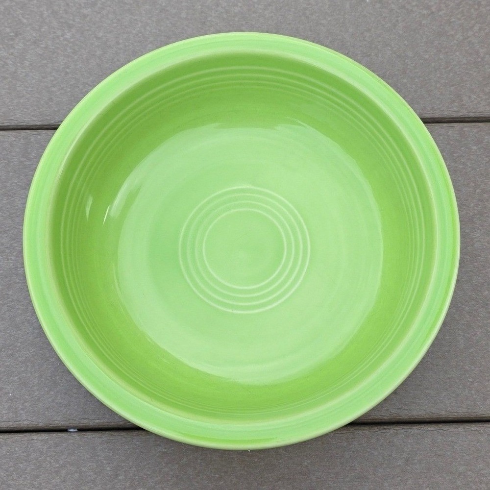 Fiesta Chartreuse Green 7 Inch Rim Cereal Soup Bowl HLC USA Ceramic
